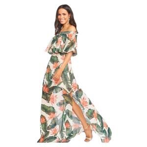 Show me your MUMU Hacienda Maxi dress wedding bridesmaid SMALL NEW